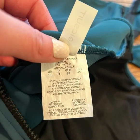 Magicsuit By Miraclesuit Size 10 Scuba Coco One Piece Swimsuit In Palm Teal - Picture 9 of 10